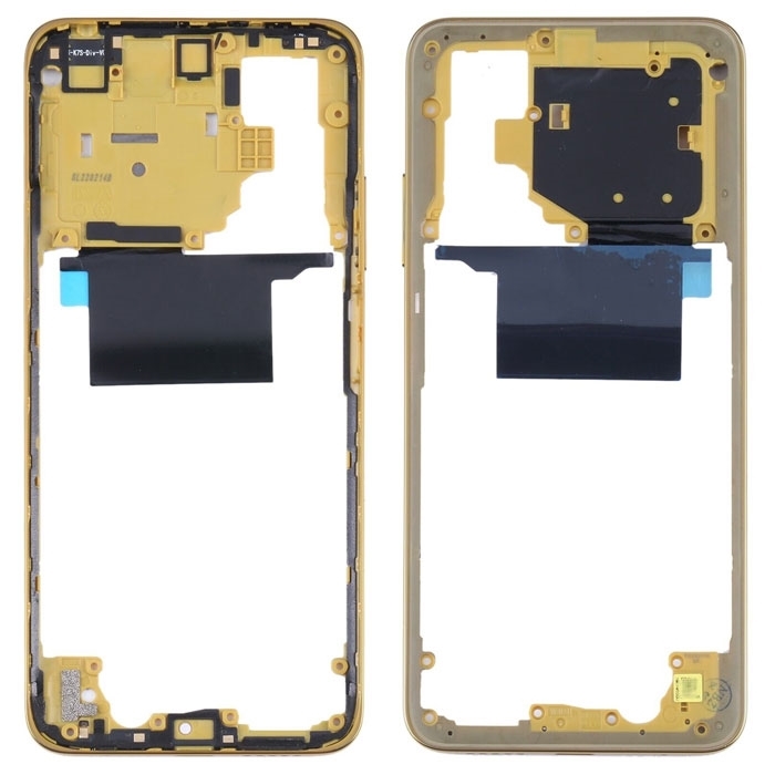 Μεσαίο Πλαίσιο/Middle Frame για Xiaomi POCO M4 PRO 4g-Χρώμα: Κιτρινο