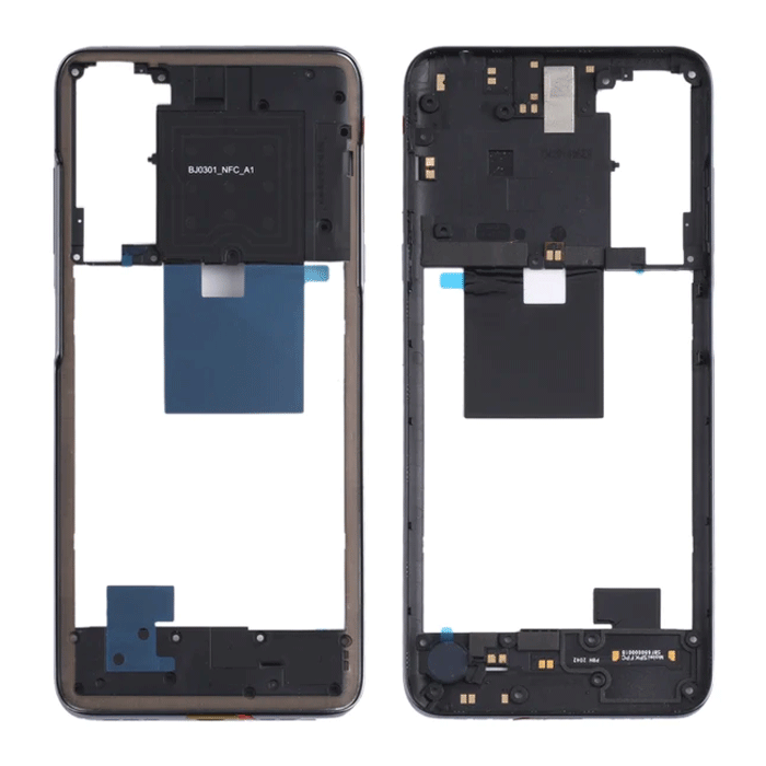Μεσαίο Πλαίσιο/Middle Frame για TCL 20L / 20 LITE - Χρώμα: Μαύρο