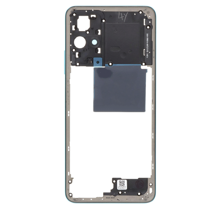 Μεσαίο Πλαίσιο/Middle Frame για Xiaomi POCO M4 PRO 5g - Χρώμα: Μπλε