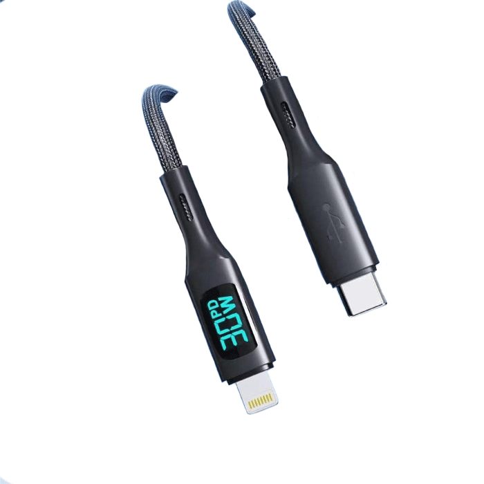 Moxom MX-CB166 PD 30W Καλώδιο φόρτισης από Type C σε Lightning - Χρώμα: Μαύρο