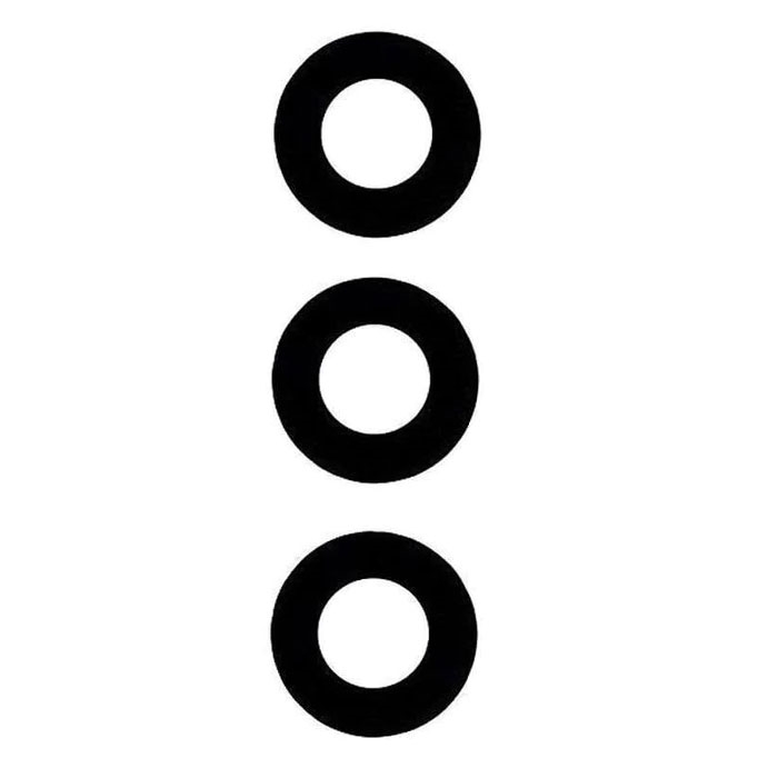 Τζαμάκι κάμερας (Camera Lens) για Motorola Moto G52 - Χρώμα: Μαύρο