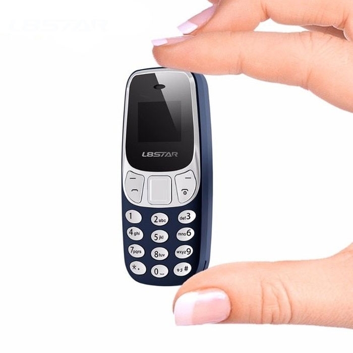 L8STAR BM10 Mini Phone με Ελληνικό Μενού - Χρώμα: Σκούρο Μπλε