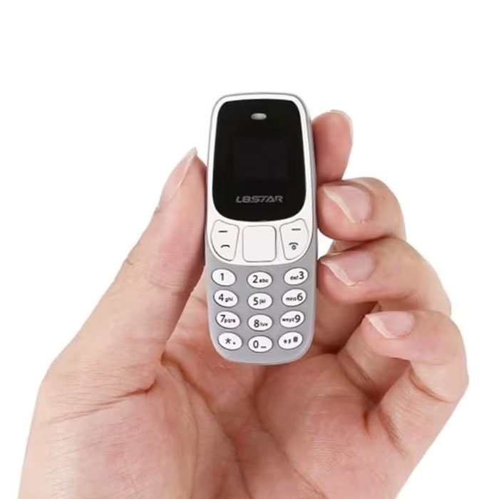 L8STAR BM10 Mini Phone με Ελληνικό Μενού - Χρώμα: Γκρι