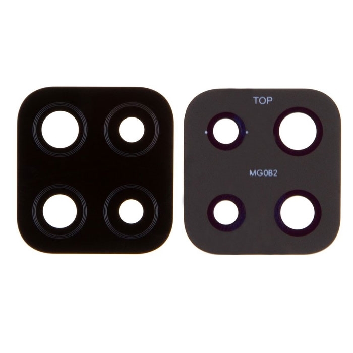 Τζαμάκι κάμερας (Camera Lens) για Samsung Galaxy M12 M127 / A12 A125F / A12 Nacho - Χρώμα: Μαύρο