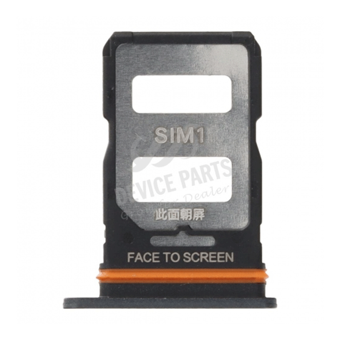 Υποδοχή κάρτας SIM Tray για XIAOMI 12T PRO 5G - Χρώμα: Μαύρο