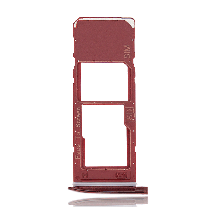 Υποδοχή κάρτας SIM Tray για Motorola MOTO G7/ G7 PLUS - Χρώμα: Κοκκίνο