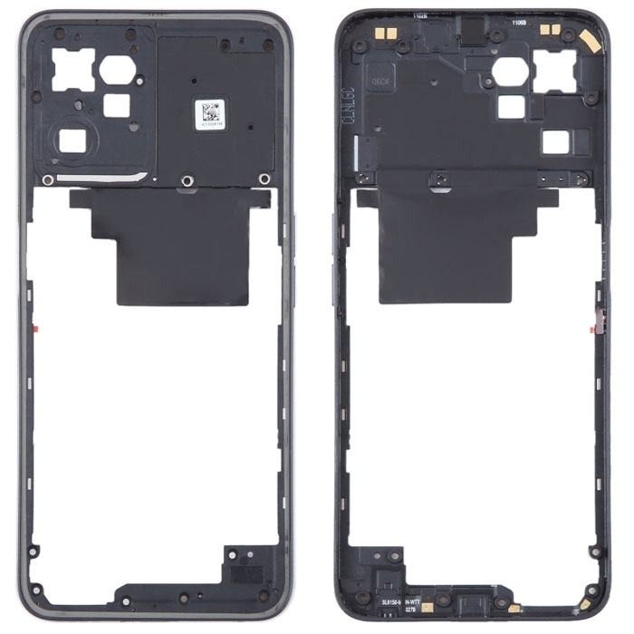 Μεσαίο Πλαίσιο/Middle Frame για REALME C35 - Χρώμα: Μαύρο