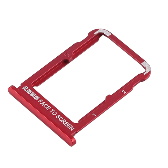 Υποδοχή κάρτας SIM Tray για Xiaomi MI 8 SE - Χρώμα: Κοκκίνο