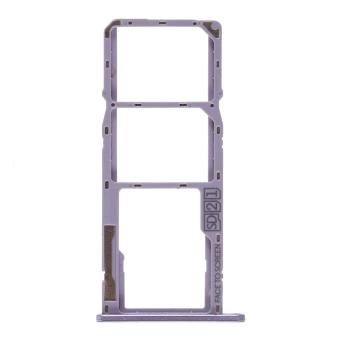 Υποδοχή κάρτας SIM Tray για Motorola MOTO G7 POWER - Χρώμα: Βιολετί