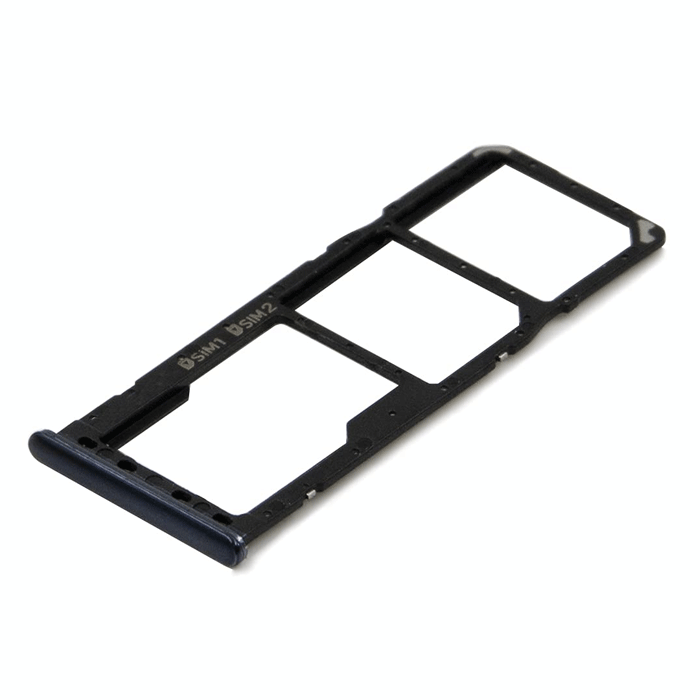 Υποδοχή κάρτας SIM Tray για Samsung Galaxy A20S - Χρώμα: Μαύρο