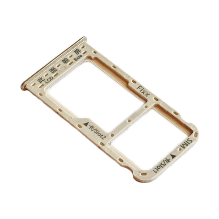 Υποδοχή κάρτας SIM Tray για Huawei P SMART / P SMART+ 2019 - Χρώμα: Χρυσό