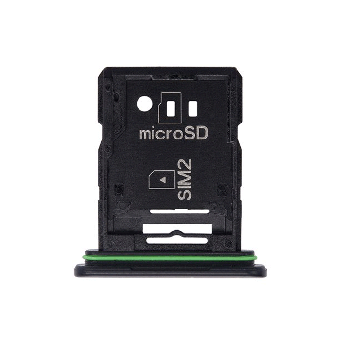 Υποδοχή κάρτας SIM Tray για SONY 10 III - Χρώμα: Μαύρο