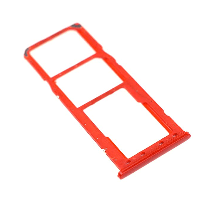Υποδοχή κάρτας SIM Tray για Samsung Galaxy A20S - Χρώμα: Κοκκίνο