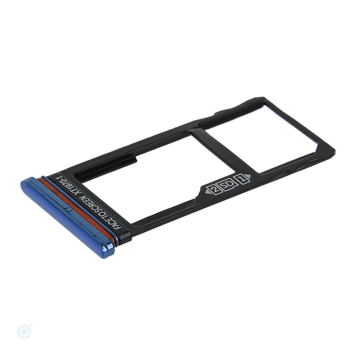 Υποδοχή κάρτας SIM Tray για Motorola ONE VISION/P50 - Χρώμα: Μπλε