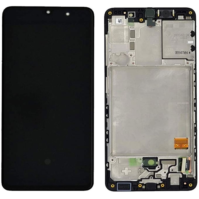 Incell Οθόνη LCD ( NO fingerprint ) με Μηχανισμό Αφής και Πλαίσιο για Samsung Galaxy A41 A415 - Χρώμα: Μαύρο