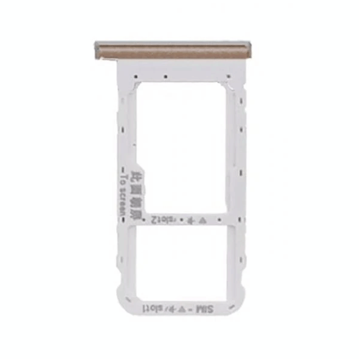 Υποδοχή κάρτας SIM Tray για Huawei P SMART PLUS - Χρώμα: Λευκό