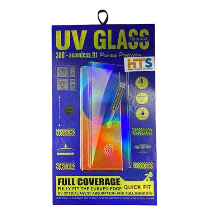 HTS Προστασία Οθόνης Uv Nano Optics Curved Glue Tempered Glass για Samsung Galaxy S21 Ultra