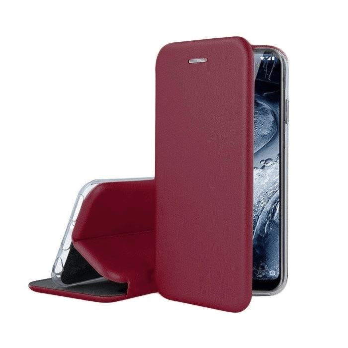 OEM Θήκη Βιβλίο Smart Magnet Elegance Book για Xiaomi REDMI 9C - Χρώμα: Μπορντό