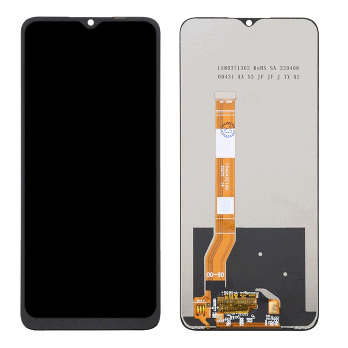 OEM Οθόνη LCD με Μηχανισμό Αφής για Oppo A57s - Χρώμα: Μαύρο