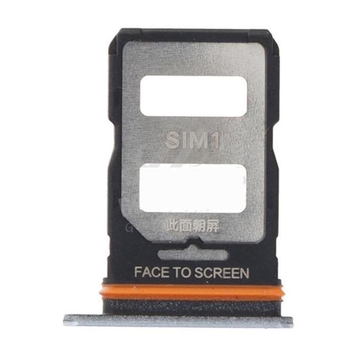 Υποδοχή κάρτας SIM Tray για XIAOMI 12T PRO 5G - Χρώμα: Ασήμι