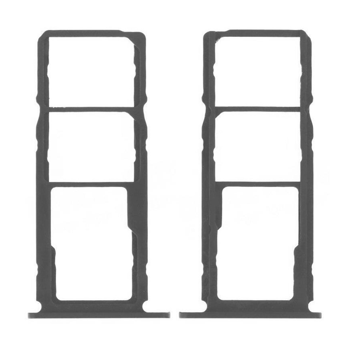 Υποδοχή κάρτας SIM Tray για Nokia 2.4 - Χρώμα: CHARCOAL
