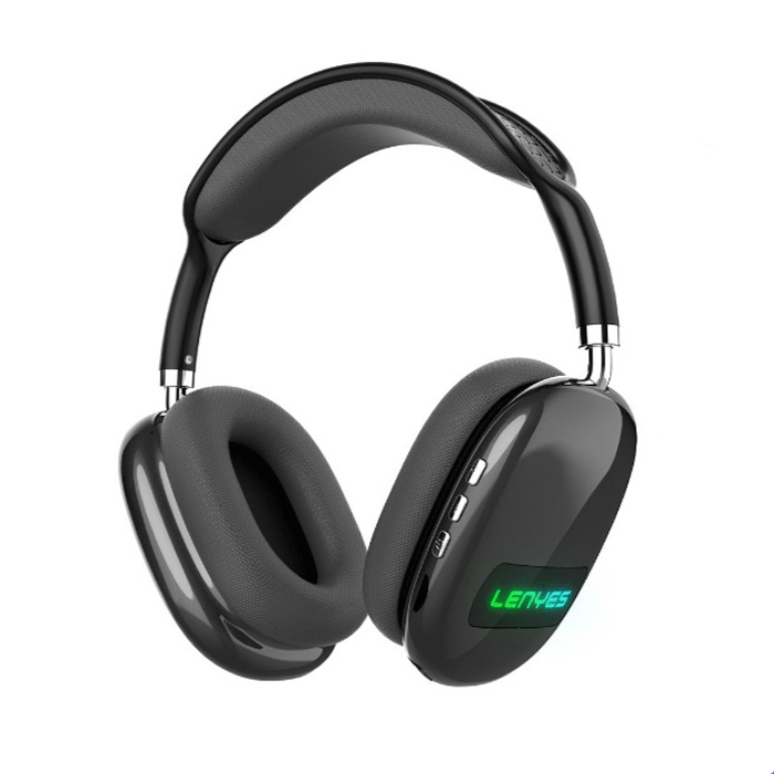 Lenyes LH76 Bluetooth Ασύρματα Ακουστικά HI-FI RGB - Χρώμα: Μαύρο