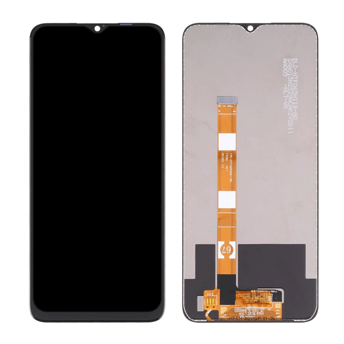 OEM Οθόνη LCD με Μηχανισμό Αφής για Oppo A54s - Χρώμα: Μαύρο
