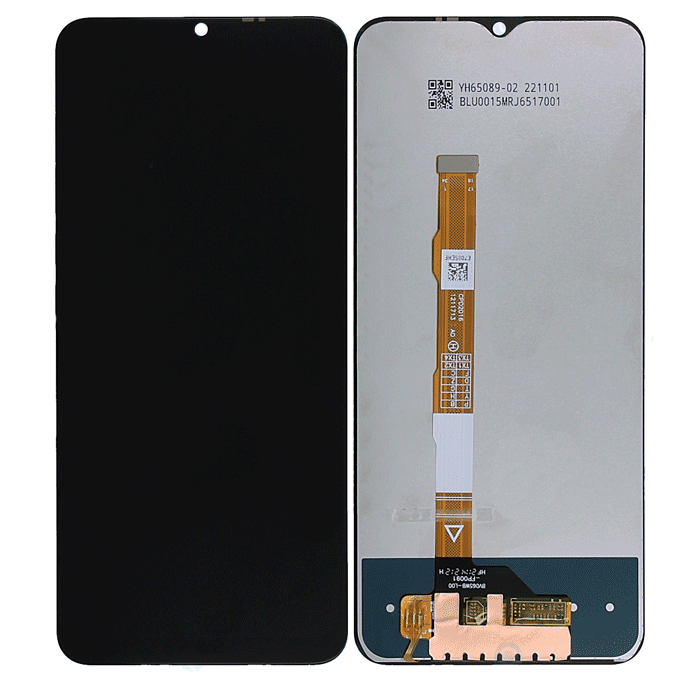 OEM Οθόνη LCD με Μηχανισμό Αφής για Vivo Y11 / Y12 / Y15 / Y16 / Y17 / Y19 - Χρώμα: Μαύρο