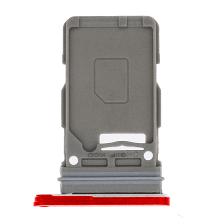 Υποδοχή κάρτας SIM Tray για Samsung Galaxy S21 5G / FE / PLUS / ULTRA - Χρώμα: PHANTOM RED