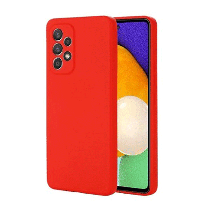 Θήκη Πλάτης Σιλικόνης Soft για Samsung Galaxy A33 5G - Χρώμα : Κόκκινο
