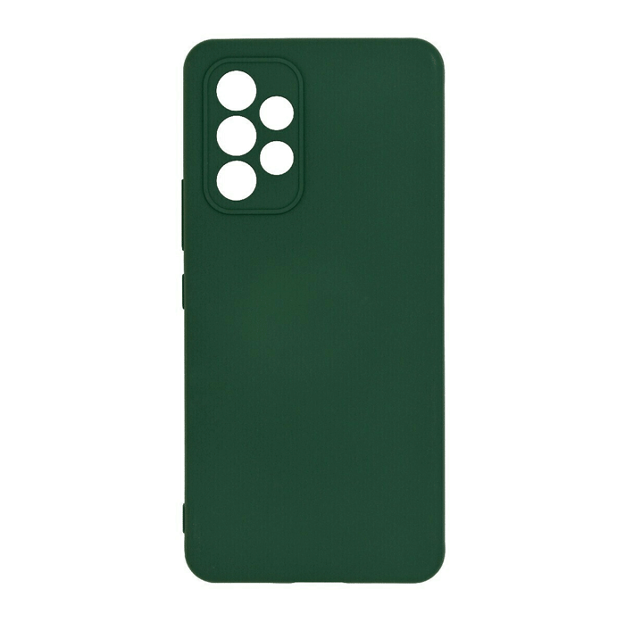Θήκη Πλάτης Σιλικόνης Soft για Samsung Galaxy A53 5G - Χρώμα : Σκούρο Πράσινο