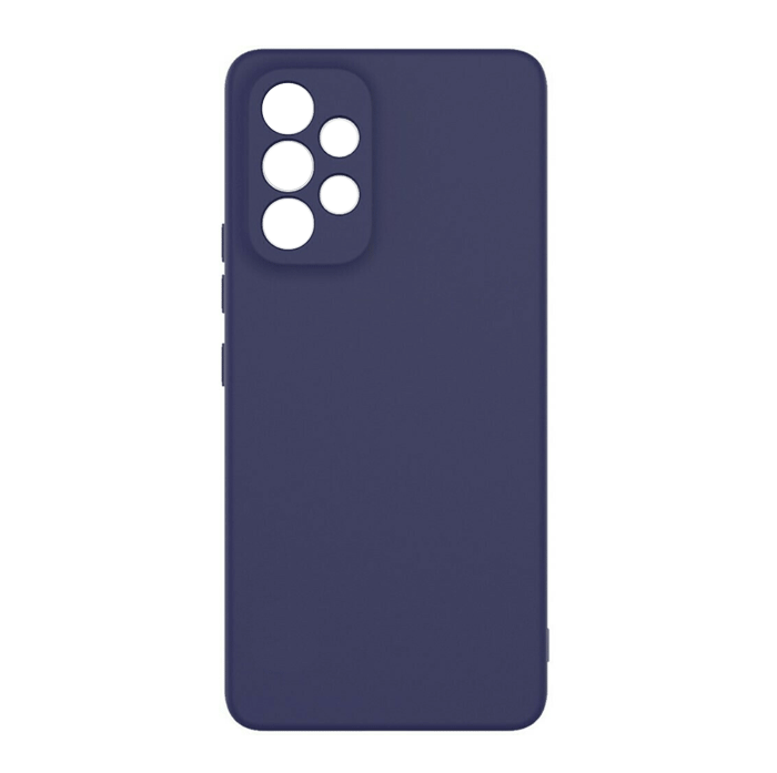 Θήκη Πλάτης Σιλικόνης Soft για Samsung Galaxy A53 5G - Χρώμα : Μπλε