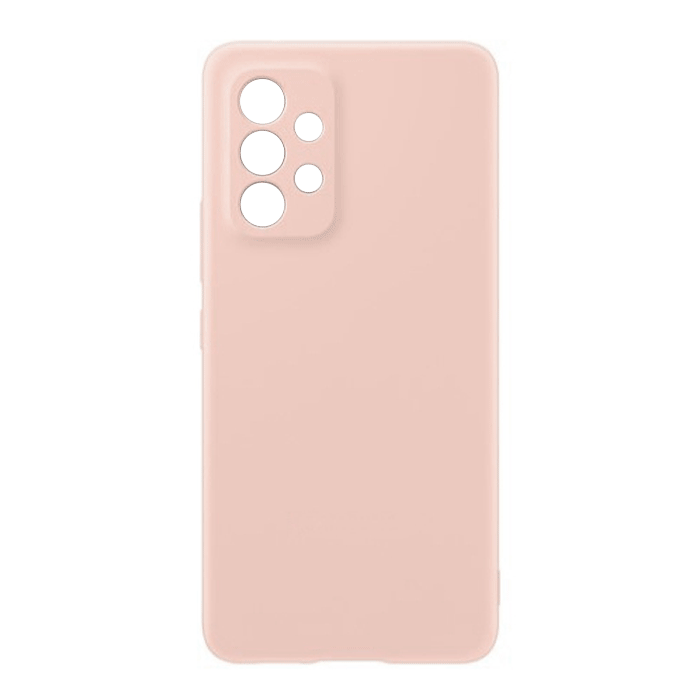 Θήκη Πλάτης Σιλικόνης Soft για Samsung Galaxy A33 5G - Χρώμα : Απαλό Ροζ
