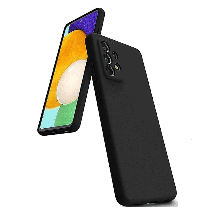 Θήκη Πλάτης Σιλικόνης Soft για Samsung Galaxy A23 5G - Χρώμα : Μάυρο