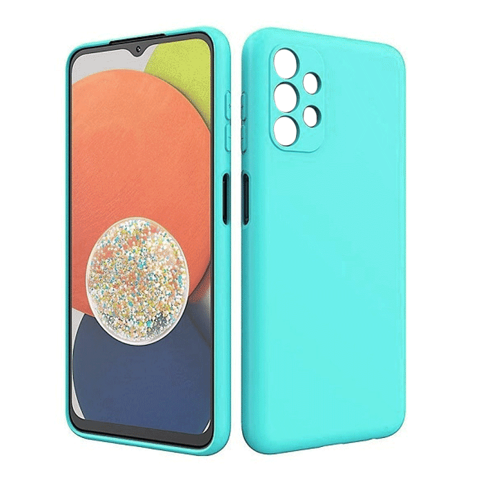 Θήκη Πλάτης Σιλικόνης Soft για Samsung Galaxy A33 5G - Χρώμα : Γαλάζιο