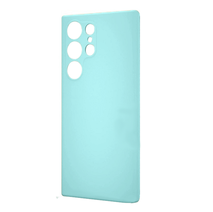 Θήκη Πλάτης Σιλικόνης Soft για Samsung Galaxy S23 Ultra - Χρώμα : Γαλάζιο