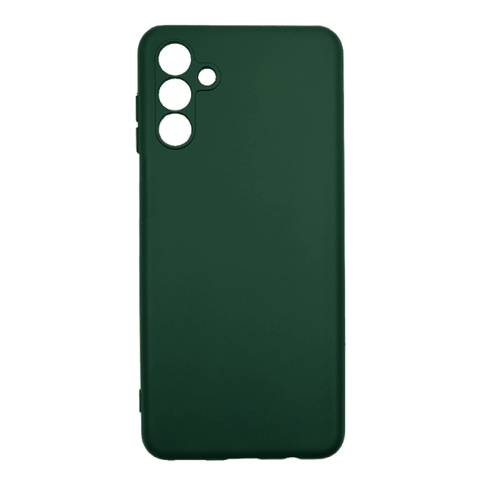 Θήκη Πλάτης Σιλικόνης Soft για Samsung Galaxy A04S - Χρώμα : Σκούρο Πράσινο