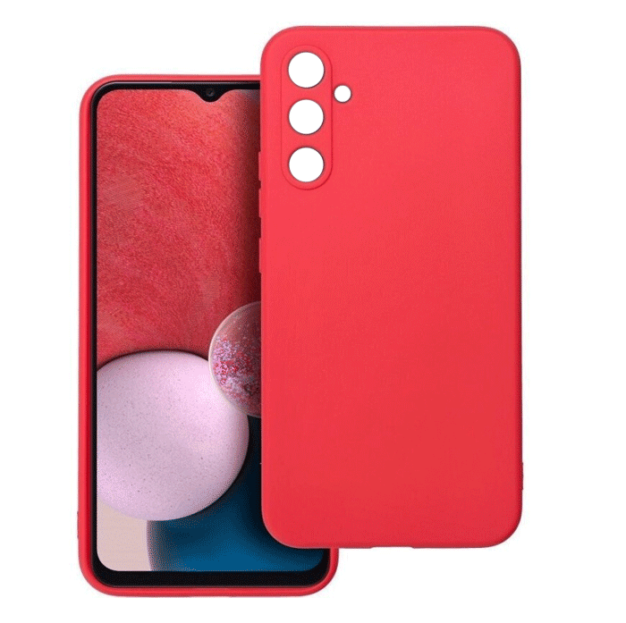 Θήκη Πλάτης Σιλικόνης Soft για Samsung Galaxy A54 5G - Χρώμα : Κόκκινο