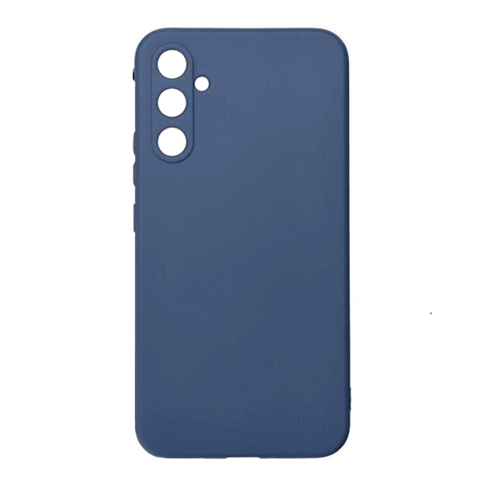 Θήκη Πλάτης Σιλικόνης Soft για Samsung Galaxy A34 5G - Χρώμα : Μπλε