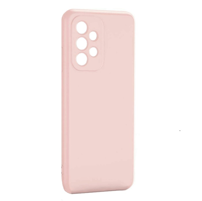 Θήκη Πλάτης Σιλικόνης Soft για Samsung Galaxy A13 4G - Χρώμα : Απαλό Ροζ