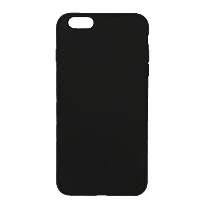 Θήκη Πλάτης Σιλικόνης Soft για iPhone 6 Plus - Χρώμα : Μάυρο