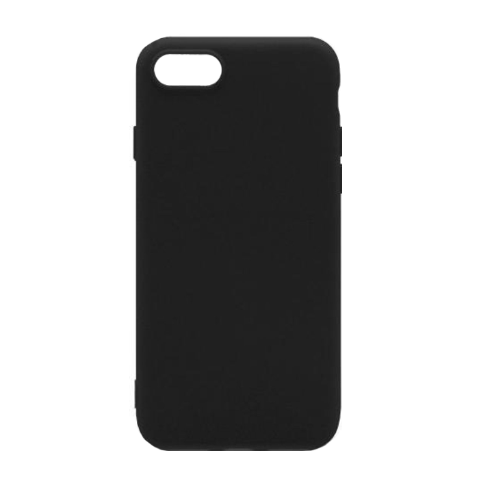 Θήκη Πλάτης Σιλικόνης Soft για iPhone 7G Plus / 8G Plus - Χρώμα : Μάυρο