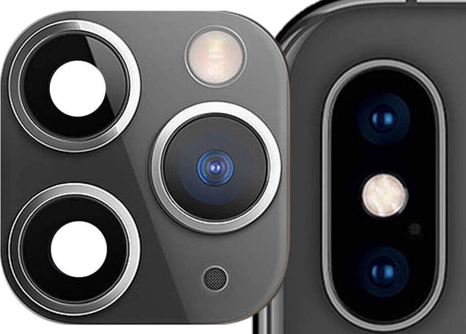iPhone 11 Pro Fake Camera Glass Lens Sticker-- Χρώμα: Χρυσό