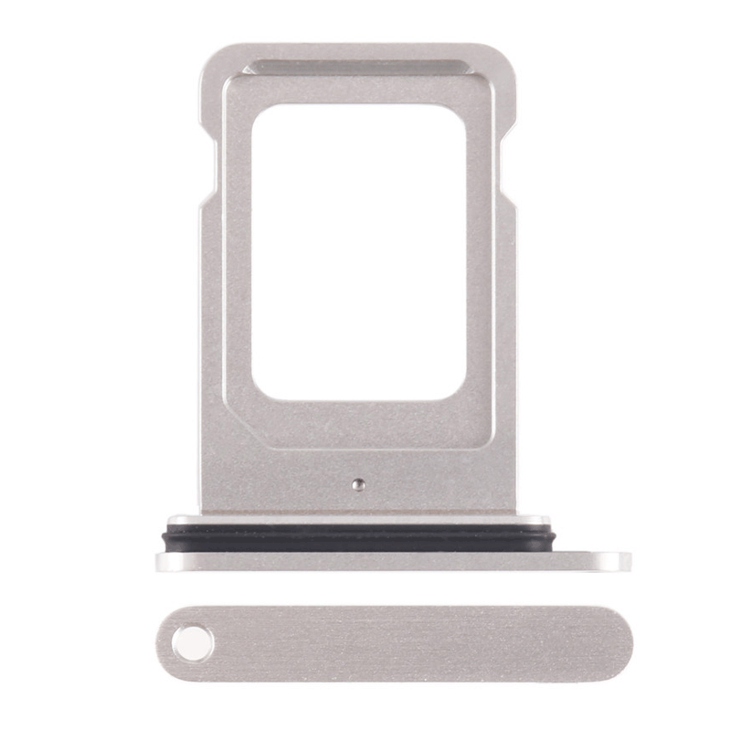 Υποδοχή κάρτας SIM Tray για iPhone 15 Pro Max - Χρώμα: Λευκό