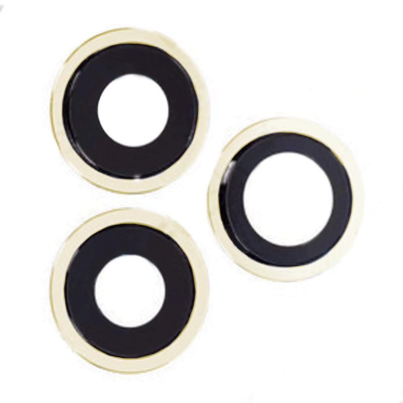 Τζαμάκι κάμερας (Camera Lens) με Πλαίσιο για Apple iPhone 12 Pro Max - Χρώμα: Χρυσό