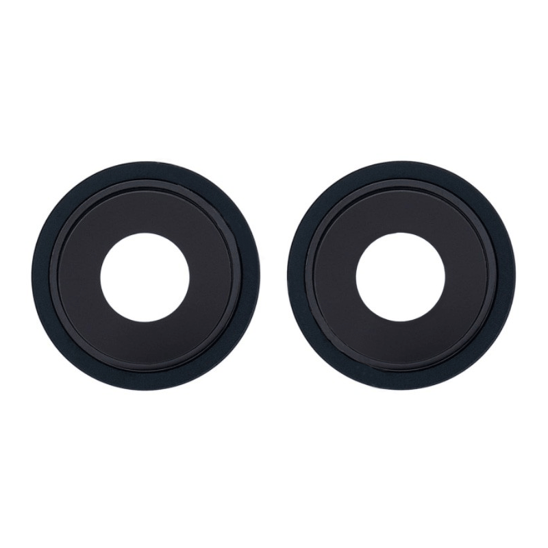Τζαμάκι κάμερας (Camera Lens) με Πλαίσιο για Apple iPhone 13 - Χρώμα: Μαύρο