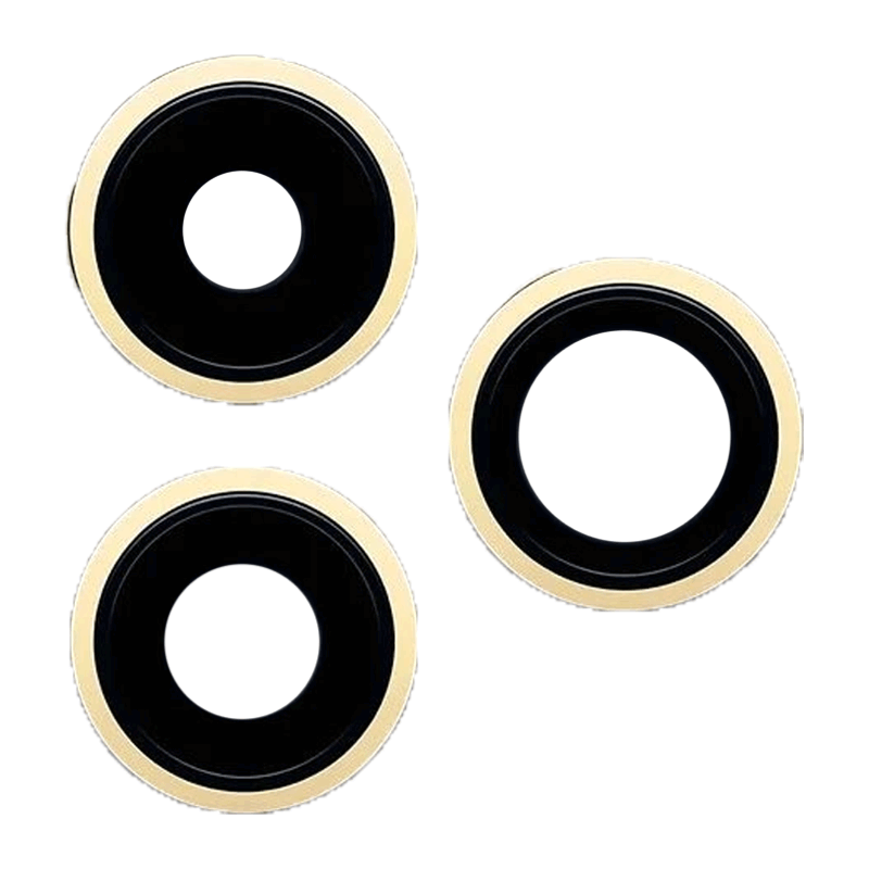 Τζαμάκι κάμερας (Camera Lens) με Πλαίσιο για Apple iPhone 13 Pro - Χρώμα: Χρυσό