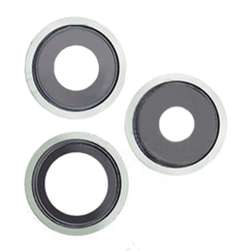 Τζαμάκι κάμερας (Camera Lens) με Πλαίσιο για Apple iPhone 13 Pro - Χρώμα: Πράσινο