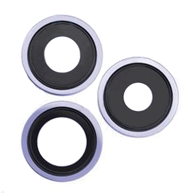 Τζαμάκι κάμερας (Camera Lens) με Πλαίσιο για Apple iPhone 13 Pro Max - Χρώμα: Μπλε
