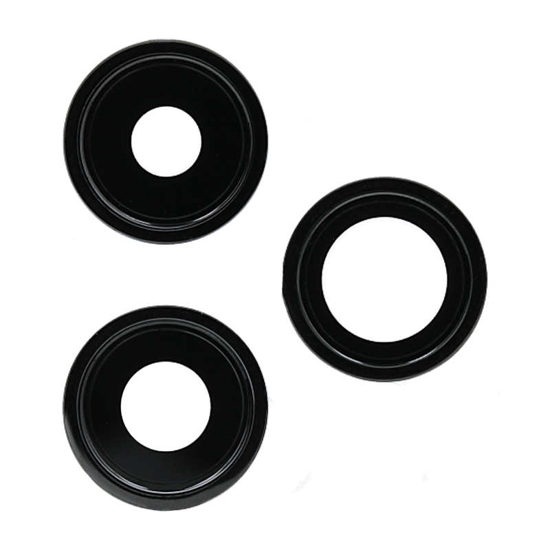 Τζαμάκι κάμερας (Camera Lens) με Πλαίσιο για Apple iPhone 14 Pro - Χρώμα: Μαύρο